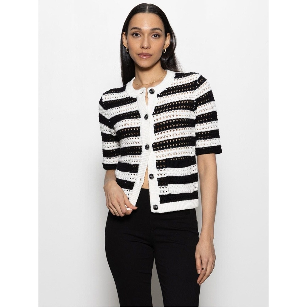 Open Knit Sweater Jacket